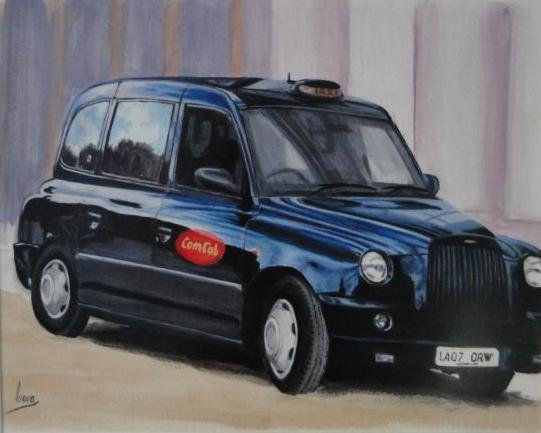 taxi ingles Acrylic Paper Others