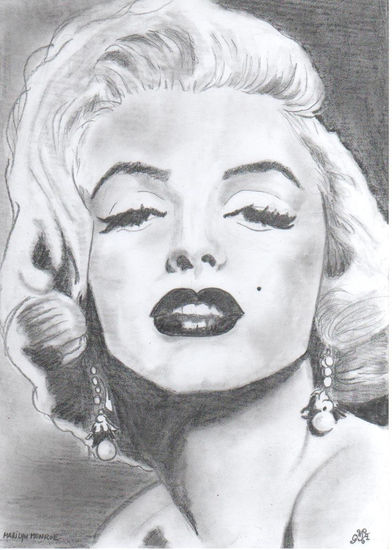 Marilyn Monroe Charcoal