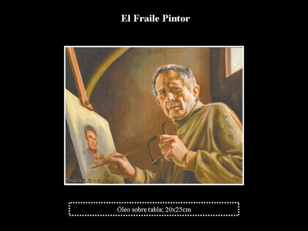 fraile pintor Oil Canvas Figure Painting