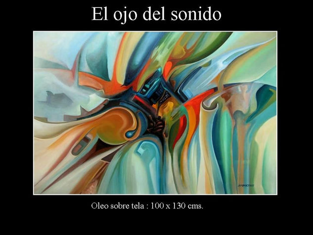 el ojo del sonido Oil Canvas Others