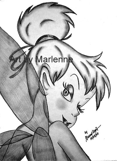 TINKER BELL ORIGINAL PENCIL ART 