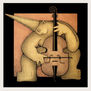 Bruja tocando el violonchelo nº2