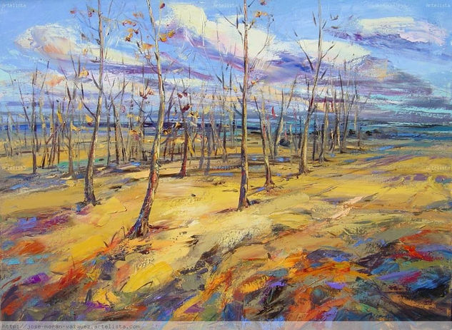 Otoño Oil Canvas Landscaping