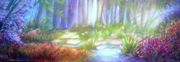 Bosque magico Acrylic Canvas