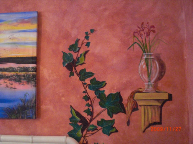 PINTURA DECORATIVA SOBRE PARED INTERIOR Acrylic Others Others