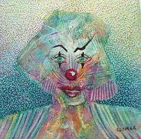 Feline clown...