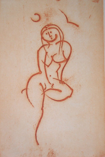 Mujer 1 (25x16) Aguafuerte