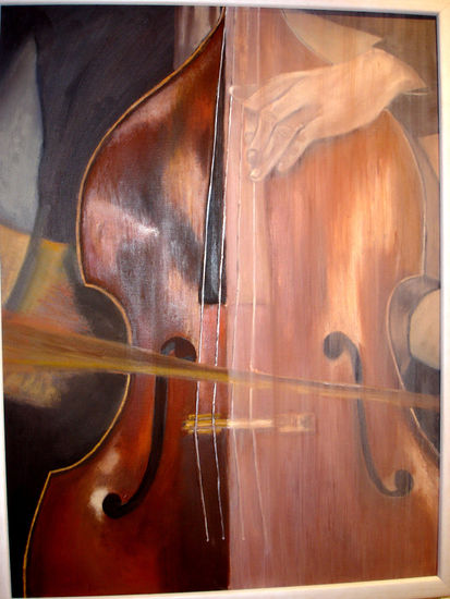 la violinista Oil Canvas Figure Painting