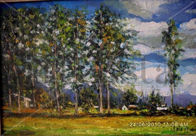 paisaje del Oriente Antioqueño Oil Canvas Landscaping