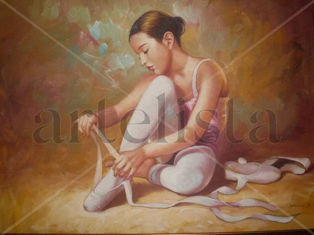 bailarina Oil Canvas Landscaping