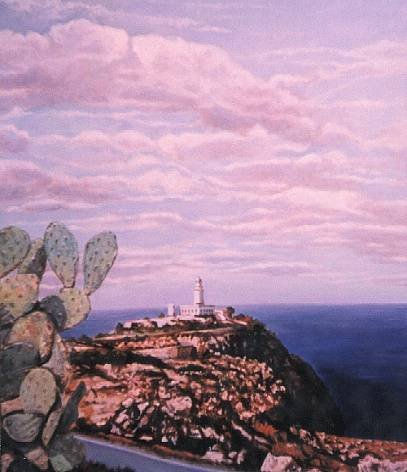 FARO DE FORMENTOR-MALLORCA Oil Canvas Landscaping