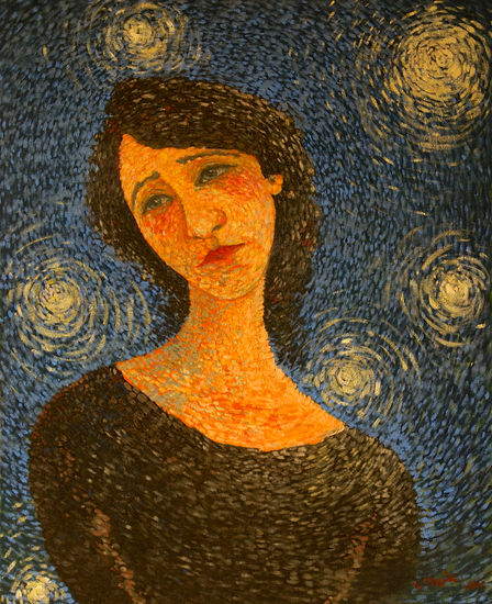 Noche portuguesa Óleo Lienzo Retrato