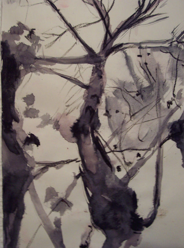 arbol tintada