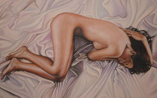 sueño blanco Oil Canvas Nude Paintings