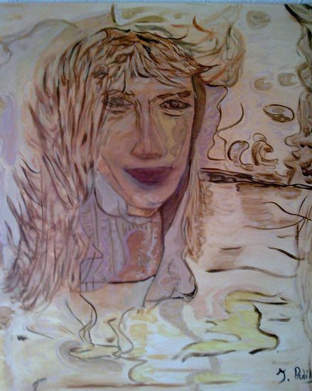 recuerdos Acrylic Canvas Portrait