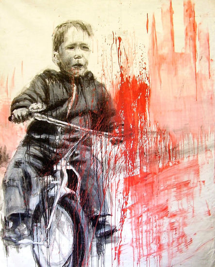 "Niño en bicicleta" 