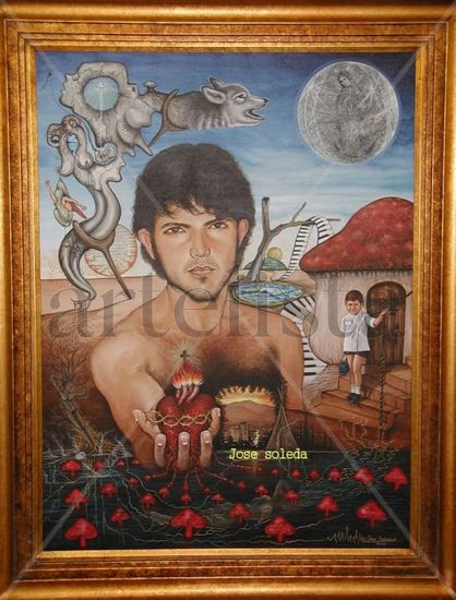 HIJO DE LA LUNA Oil Canvas Portrait