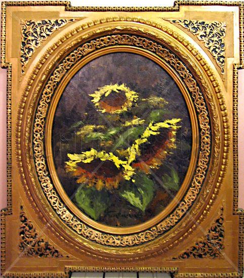 Girasoles Oil Canvas Floral Painting