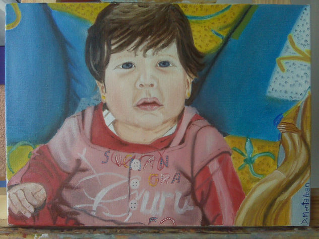 mi inspiracion Oil Canvas Portrait