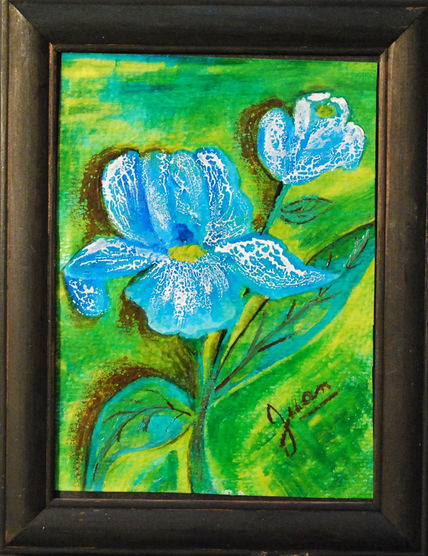 Flores azules