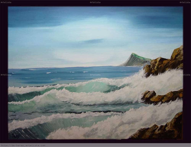 AGUADULCE Acrylic Canvas Marine Painting