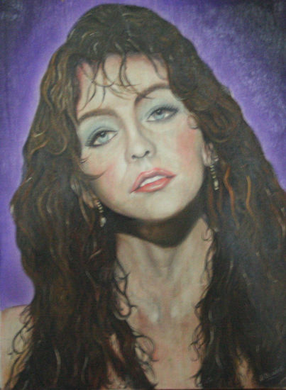 liz Oil Panel Portrait