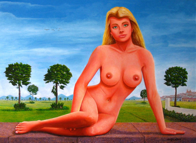 LA RUBIA DEL  PUEBLO