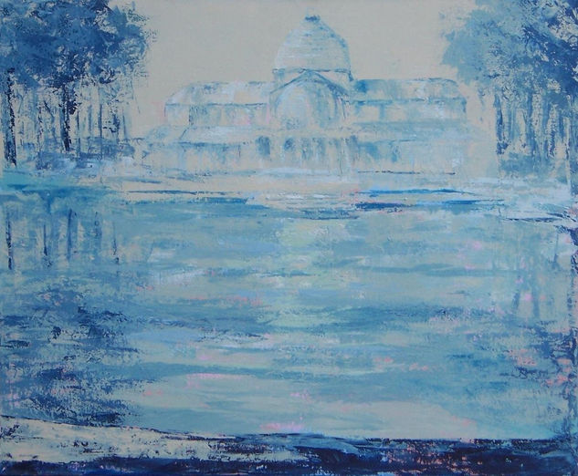 Retiro-Palacio de Cristal Acrylic Canvas Landscaping