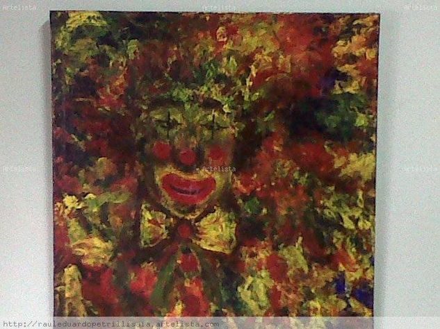 el payaso Acrylic Canvas Landscaping
