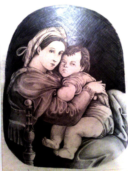 Virgen y el niño