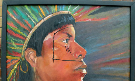 Indios bororos do Brasil