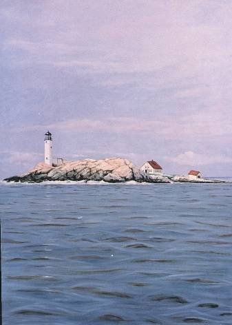 (WHITE ISLAND)ISLES OF SHOALS,NEW HAMPSHIRE Oil Canvas Others