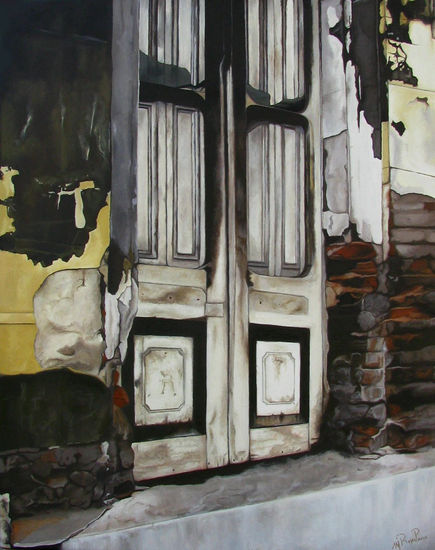 Santiago en Ruinas Oil Canvas Others