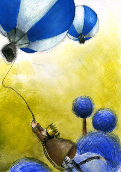 subiendo al globo... Mixed Media