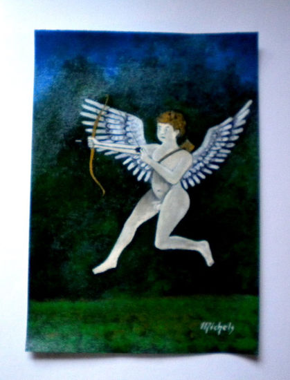 Cupidon Acrylic Canvas Nude Paintings