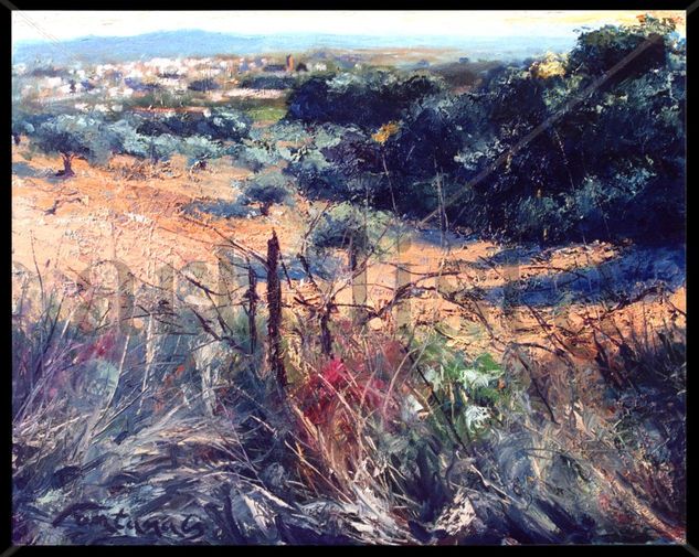 Olivos (Caldes de Montbui) Oil Canvas Landscaping