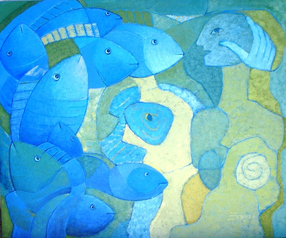 Reina del Mar Acrylic Canvas