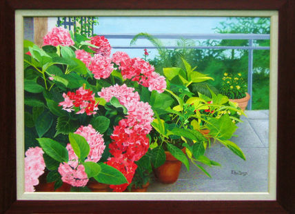 Flores en el balcon