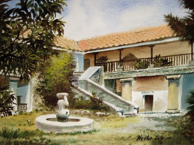 pileta en el patio