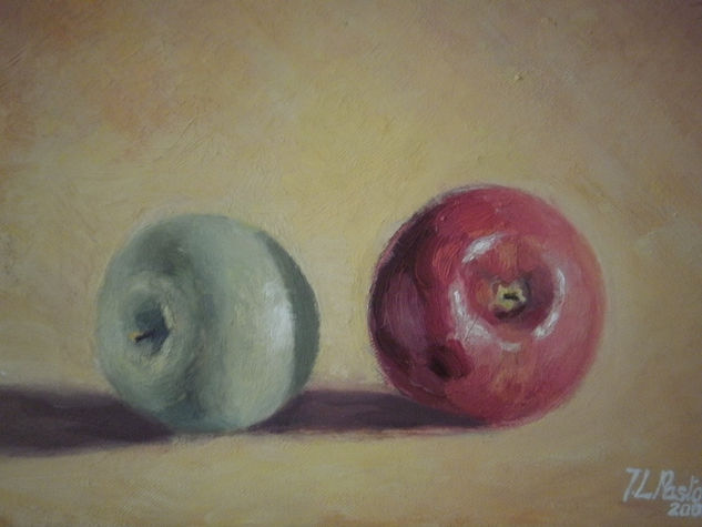 Manzanas 2 Oil Canvas Still Life Paintings