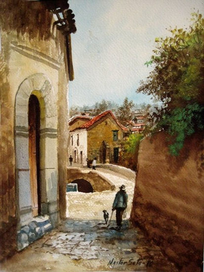 calle del recuerdo Watercolour Card Others