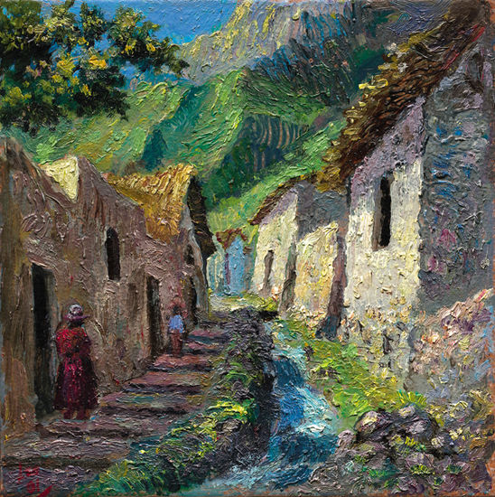 Callejuela de Cotahuasi Óleo Otros