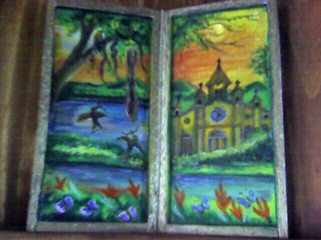 Religioso Caquetá Oil Panel Landscaping