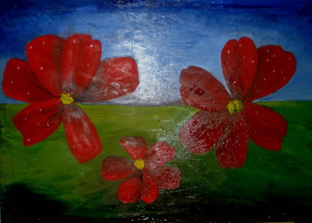 flor del norte Oil Canvas Landscaping