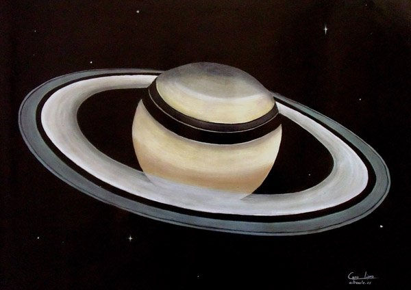 Saturno I Oil Canvas Others