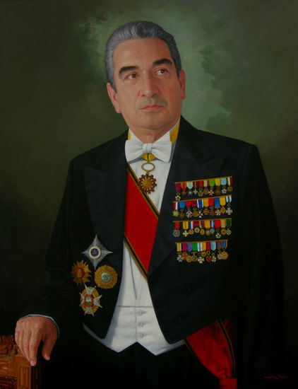 Embajador Oil Canvas Portrait