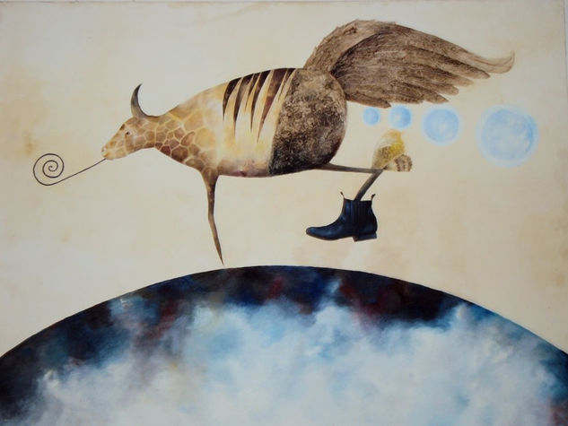 LECCIONES PARA VOLAR Oil Canvas Animals