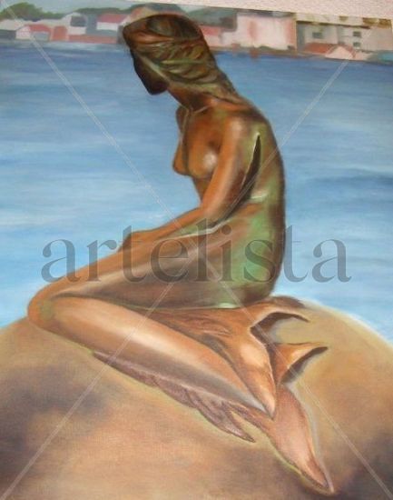 Sirenita Oil Canvas Landscaping