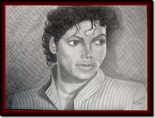 MICHAEL JACKSON Charcoal