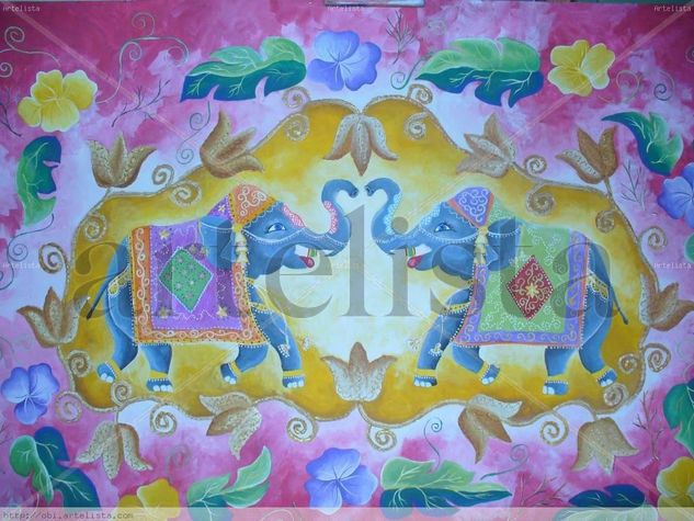 Vanila y Chocolate Acrylic Canvas Animals